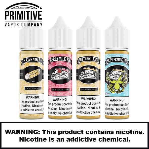 Primitive Vapor Co. Milk Pie E-Liquid | 60ml product image