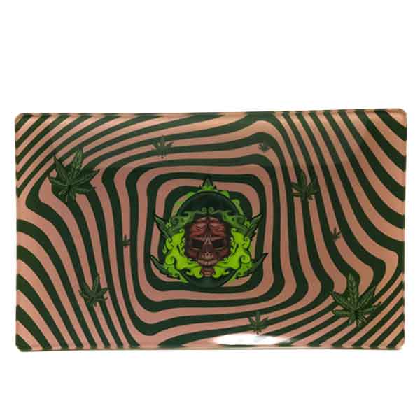 Deez Nutz Vibranium Glass Rolling Tray | Medium | Covid 2 product image