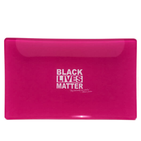 Deez Nutz Vibranium Glass Rolling Tray | Medium | BLM Pink product image