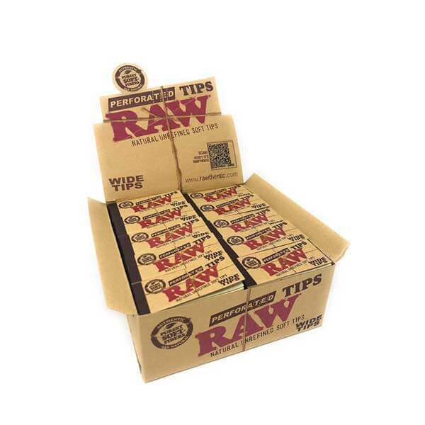 RAW Perforated Wide Tips | 50 Pack | 50 Count Display - image 2 of 2