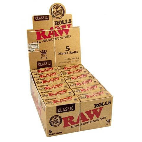 Raw Classic Rolls | King Size 5 Meter Roll | 24 Count Display - image 2 of 2
