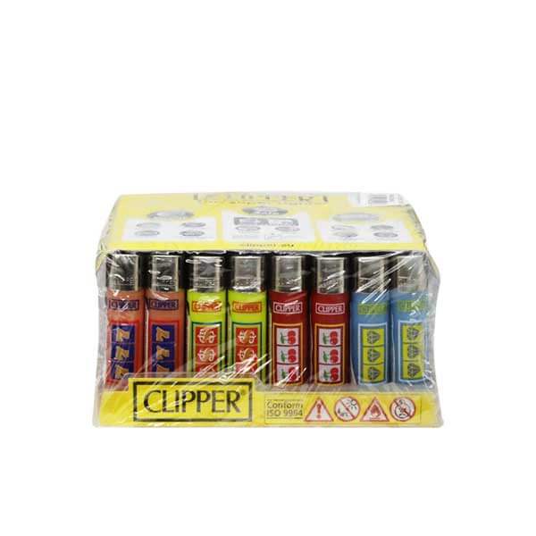 Clipper Lighter | Small | 48ct Display | Assorted Design product image