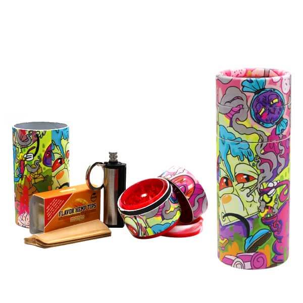 Jungle Hive Starter Kit with Grinder, Dab Container, Lighter, Tips & Papers | Pink Slug Juice product image