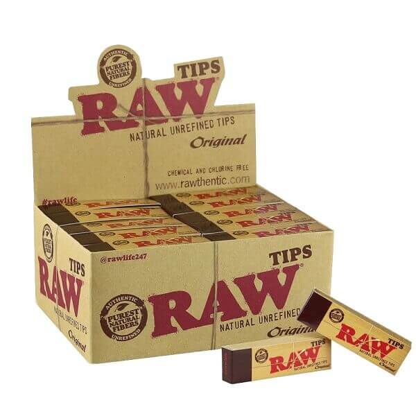 RAW Natural Unrefined Tips Original | 50 Count Display - image 2 of 2