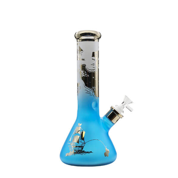 Electroplated Boat Design 7mm Waterpipe | 12 inch product image