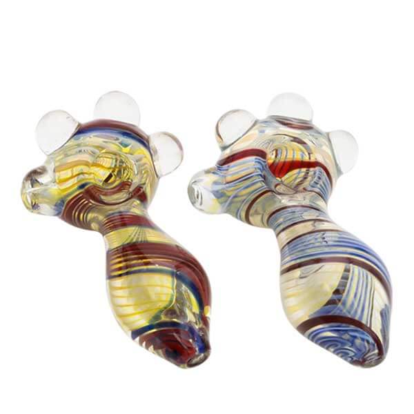 Infinity 4 Marble Front Heavy Handpipe | 4.5 inch | Assorted Colors product image