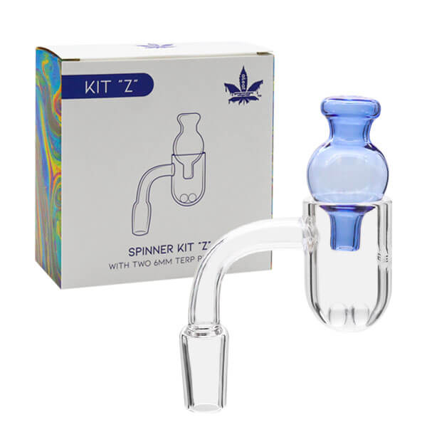 Aleaf Banger Spinner Kit "Z" with Two 6mm Terp Pearls (ALD-1006) | 14mm | Male product image