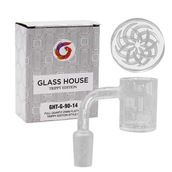 Glass House Trippy Edition Spinner Kit (GHT-G-90-14) | 14mm | Male product image
