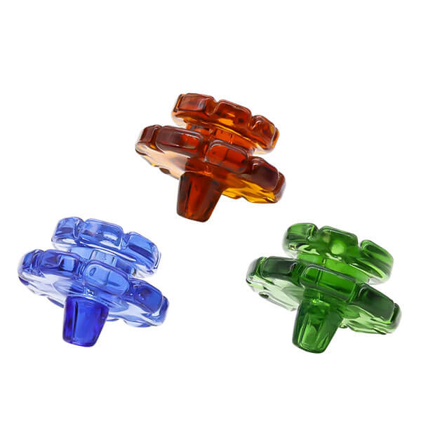 Flower Carb Cap (CCG-024) | Assorted Colors product image