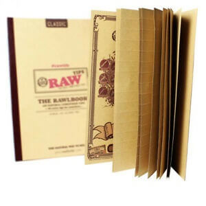 RAW Rawlbook Natural Unrefined Tips | 420 + 60 Tips Booklet product image
