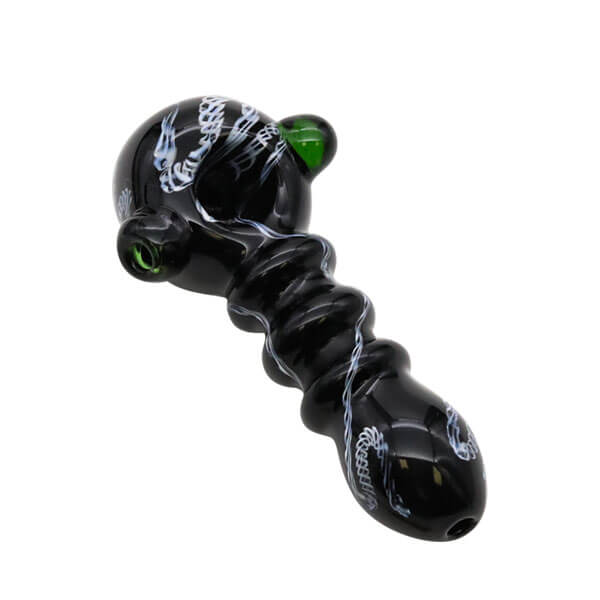 Full Black Body Candy Handpipe | 4 inch | Assorted Colors product image