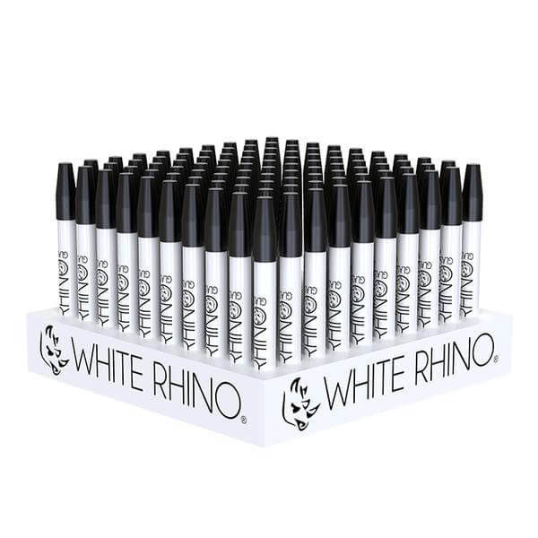 White Rhino Ceramic Straws (WRG2003) | 100 Count Display product image