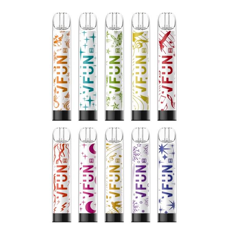 V-Fun LED Flash D2 Edition Disposable | 1000 Puff | 5% Nicotine | 10 Count Display - image 1 of 2