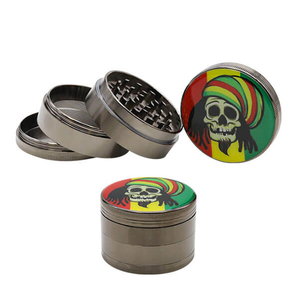 Jamaican Hat Skull 4 Part Heavy Grinder | 50mm product image