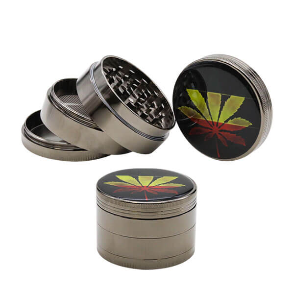Leaf Jamaican Flower 4 Part Heavy Grinder | 50mm product image