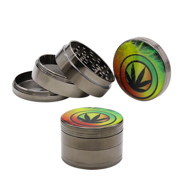 Leaf Rasta 4 Part Heavy Grinder | 50mm product image