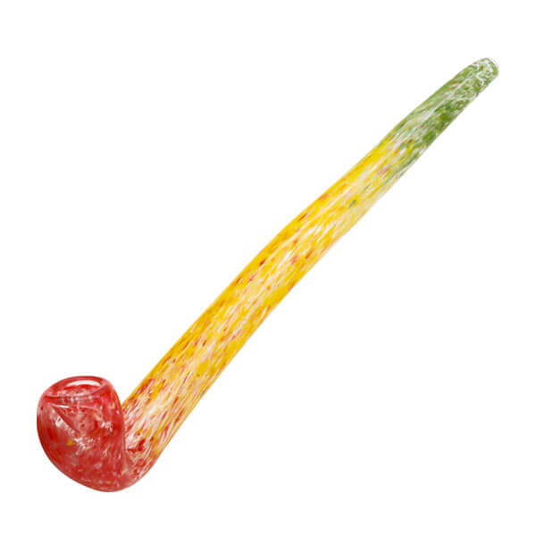 Rasta Color Sherlock Handpipe | 10 inch product image