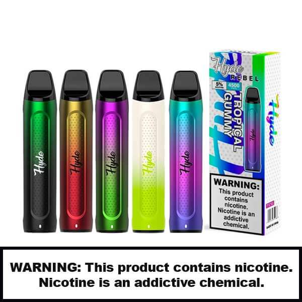 Hyde Rebel Recharge | 4500 Puffs | 5% Nicotine | 10 Count Display  product image