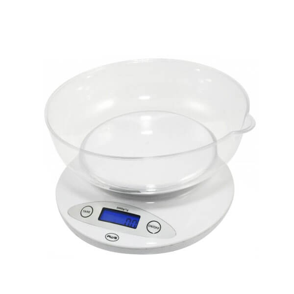 AWS Kitchen Scale Bowl 5kg Bowl (5K-BOWL) | 5000gx1g | White product image