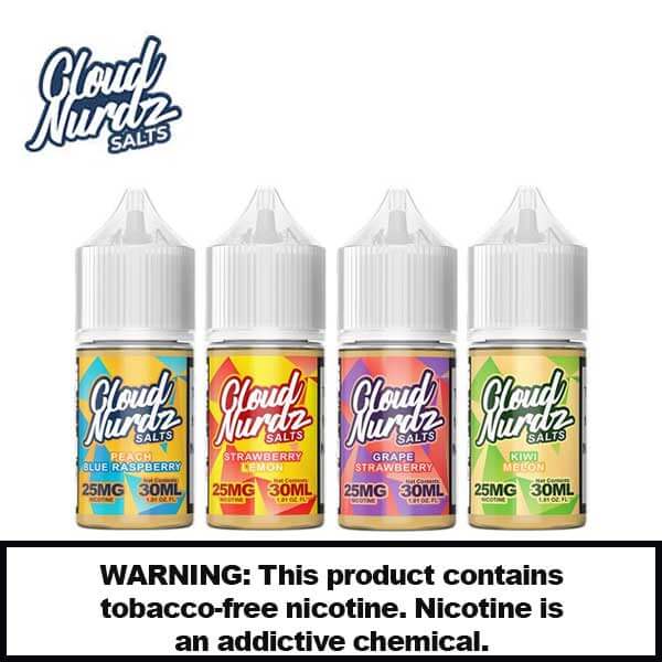 Cloud Nurdz Synthetic Salt Nicotine E-Liquid | 30ml product image