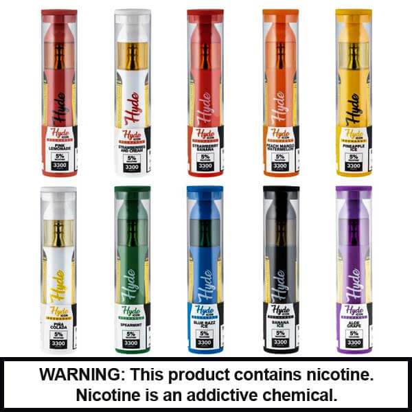 Hyde Icon Recharge Disposable | 3300 Puffs | 5% Nicotine | 10 Count Display product image