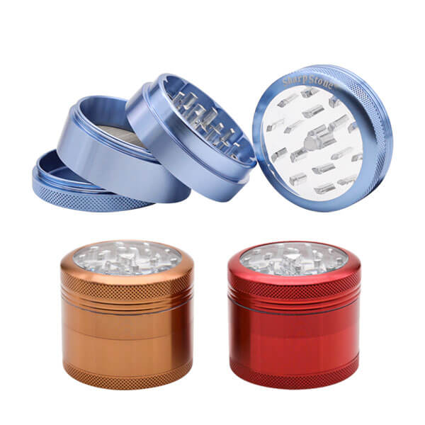 Sharpstone Glass Top 4-Part Grinder | 2.2 inch product image