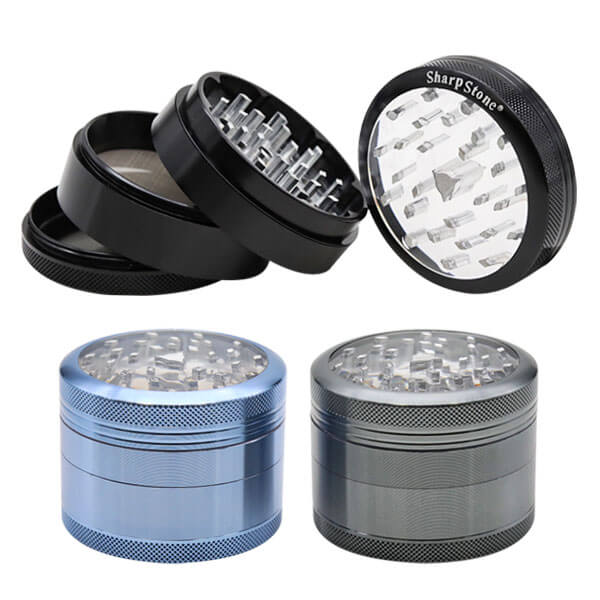 Sharpstone Glass Top 4-Part Grinder | 2.5 inch product image