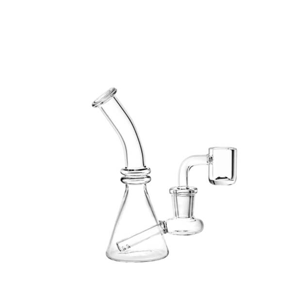 GA Glass Beaker with Quartz Banger | 5 inch product image