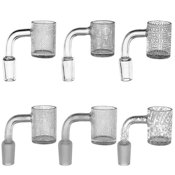 Sandblasted Pattern Bangers | 14mm | Male | Assorted Designs product image