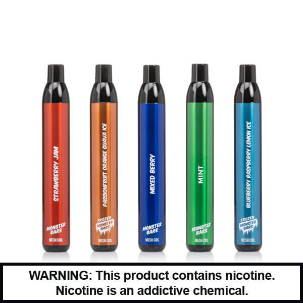 Monster Bar Disposable | 5% Nicotine | 2500 Puffs | 10 Count Display  product image