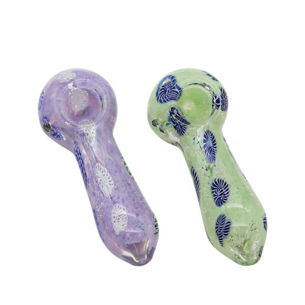 Henna Design Tattoo Big Cup Handpipe | 6 inch product image
