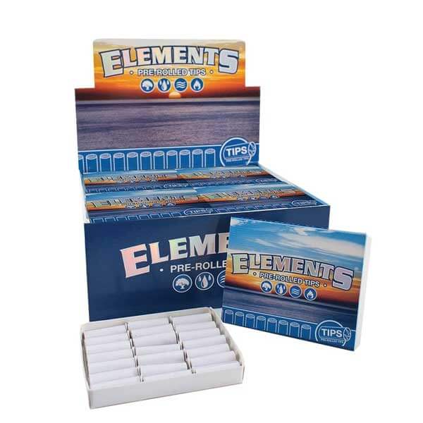 Elements Natural Grain Cut Pre-rolled Tips | 21 Tips | 20 Pack product image