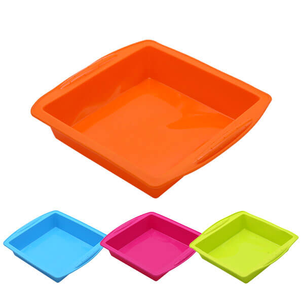 Silicone Square Deep Dab Tray (RO-59) | 10 inch | Assorted Colors product image