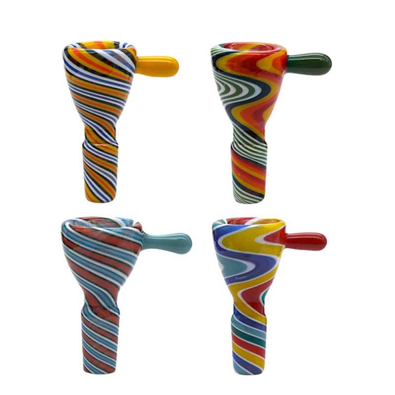Full American Color Wig Wag Bowl (Q111) | 14mm | Male | Assorted Colors - image 2 of 2