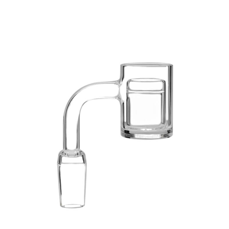 Flat Top Thick Base 25mm Banger with Slitted Insert Cup (DLQ-102-14) | 14mm | Male product image