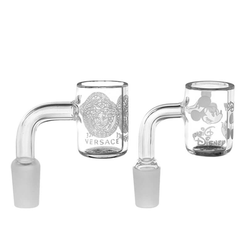 ZFM Flat Top Full Quartz Banger (ZFM-90-14) | 14mm | Male | Assorted product image