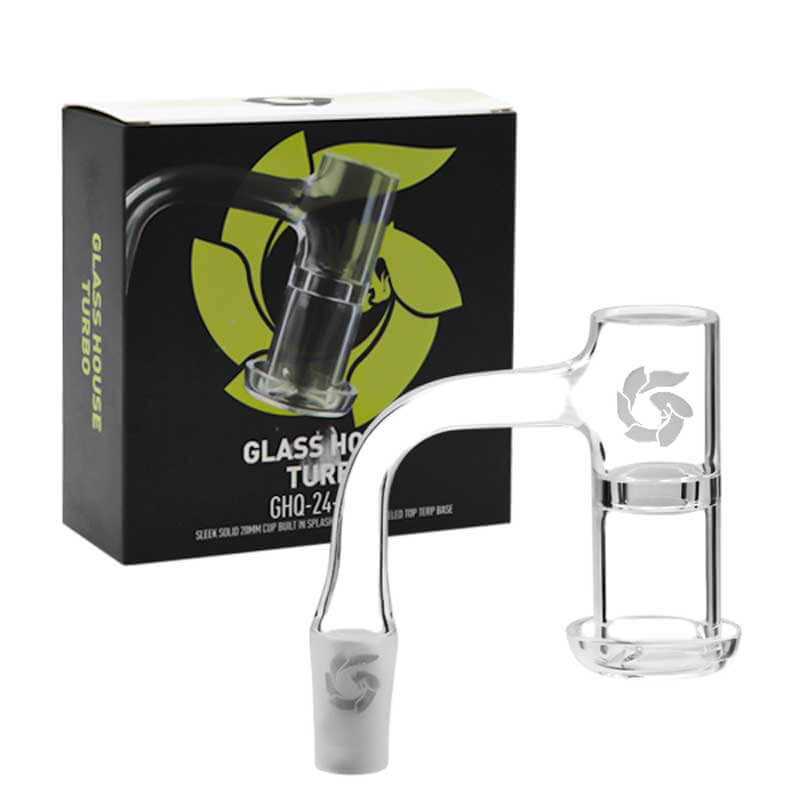 Glass House Turbo Banger with Splash Guard (GHQ-24-90-14) | 14mm | Male product image
