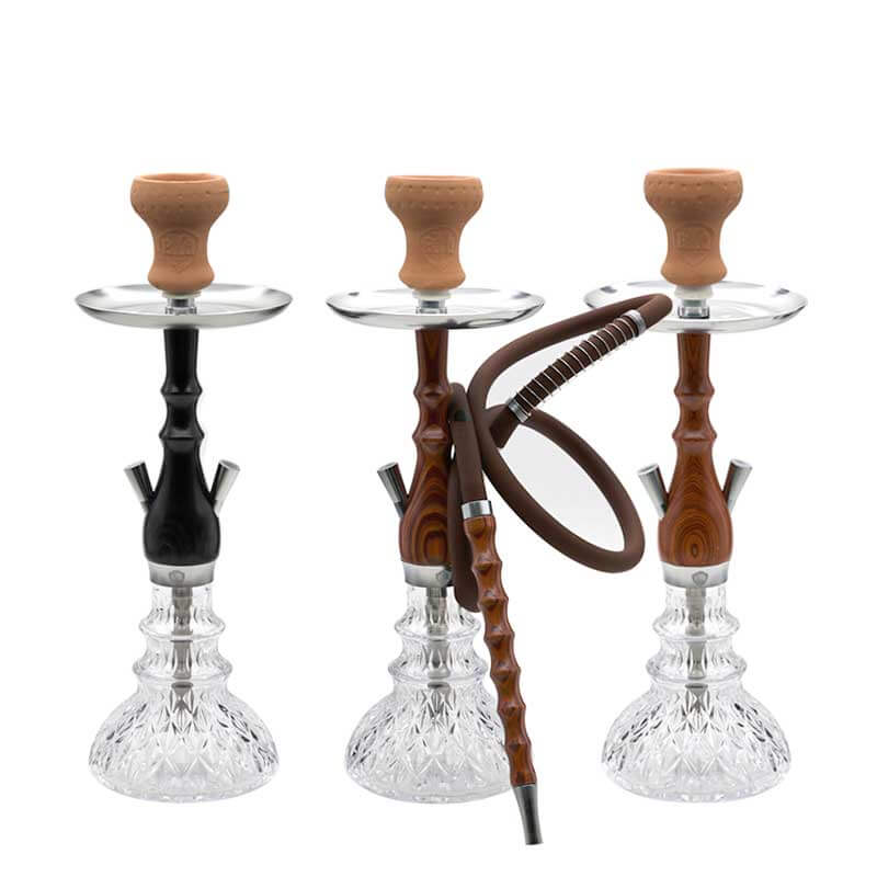 BYO Vdara Hookah with Click Technology 1 Hose (CK-5031) | 20 inch | Assorted Colors product image