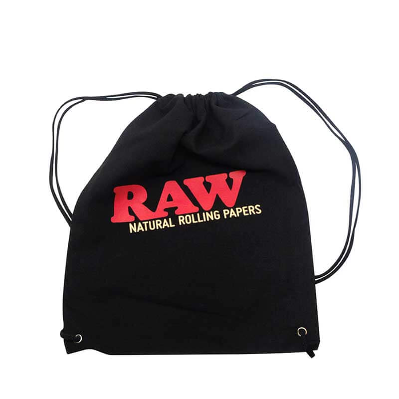 RAW Drawstring Bag | Black product image