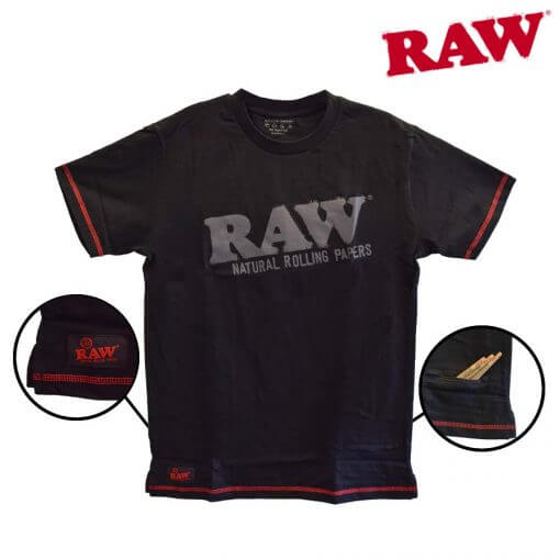 RAW Core Shirt with Zipper (Stash Pocket) | Black product image