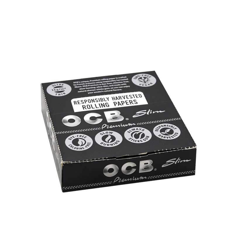 OCB Premium Rolling Papers Ultra Thin | Slim Size | 24 Count Display product image