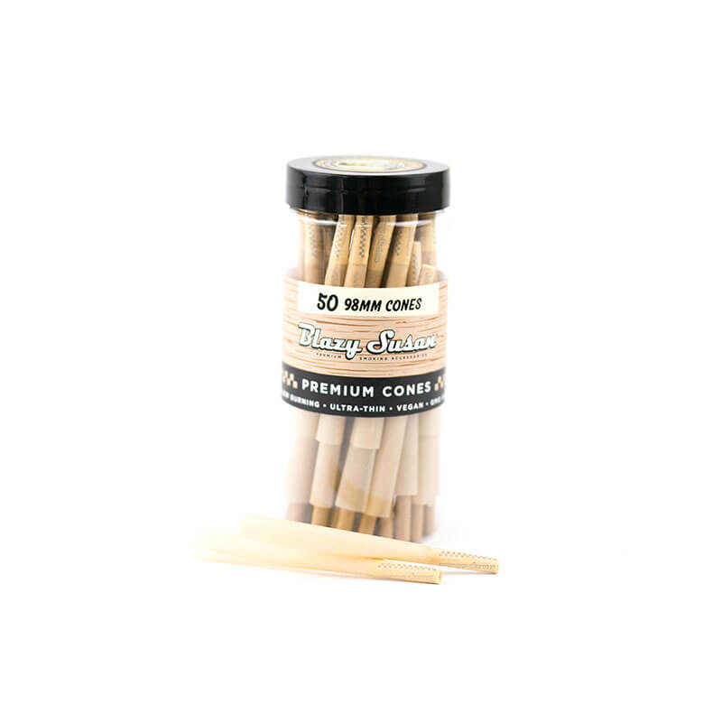 Blazy Susan Unbleached Cones | 98mm | 50 Count Jar product image