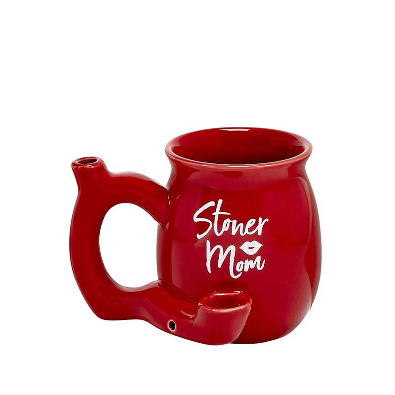 Stoner Mom Roast & Toast Mug | Small | Red/White Print product image