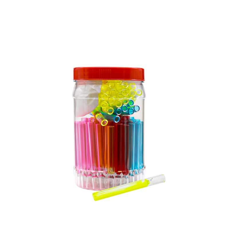 Colored Glass Chillums | 3 inch | 100 Count Display product image