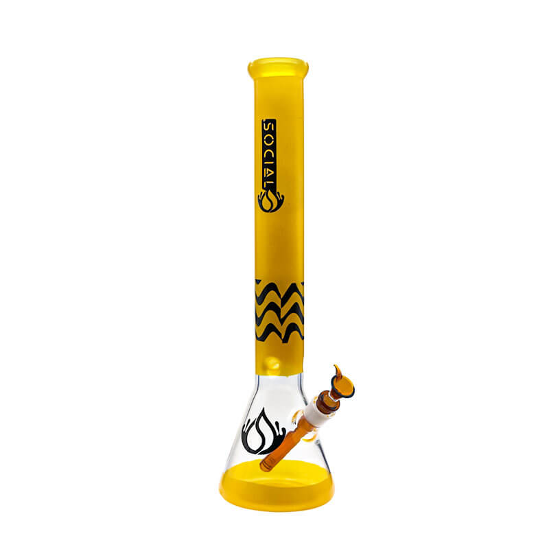 Social DEJA VU Beaker Waterpipe (A-31) | 18 inch - image 3 of 7
