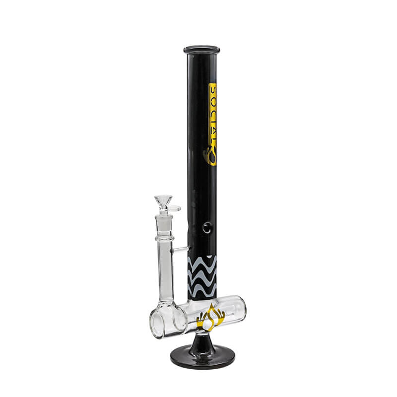 Social FICTION with Inline Perc Waterpipe (A-32) | 18 inch - image 2 of 7