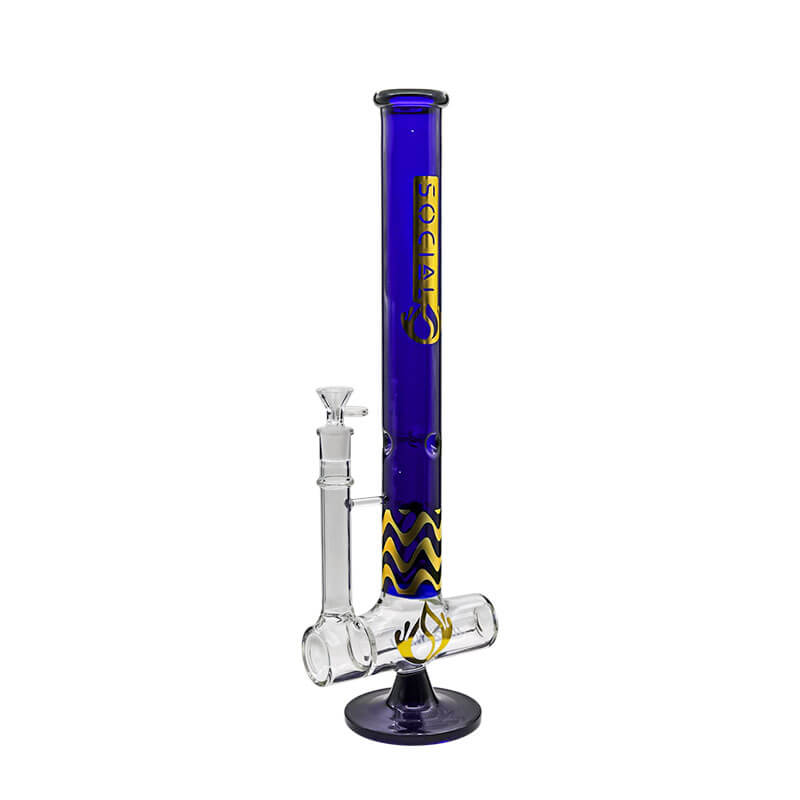 Social FICTION with Inline Perc Waterpipe (A-32) | 18 inch - image 6 of 7
