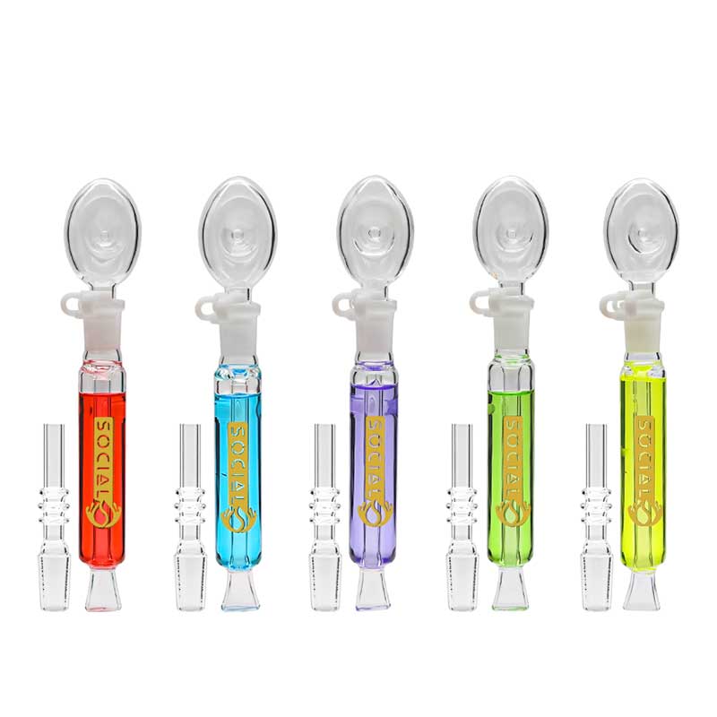 Social Gel Series CRYUS Nectar Collector Handpipe (SO-HP-12) | 7.5 inch - image 1 of 6