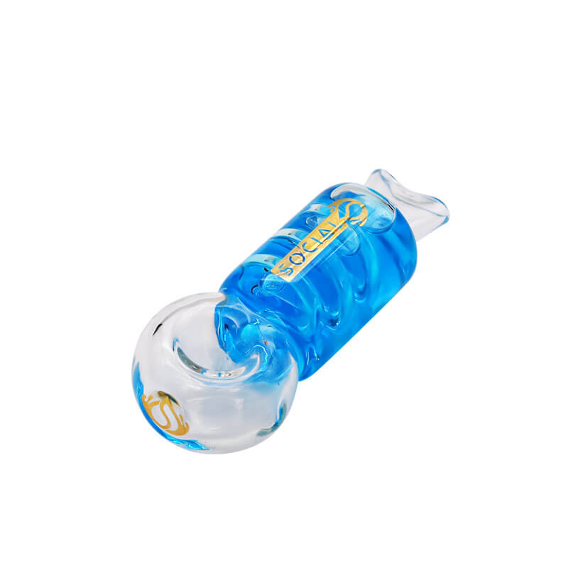 Social Gel Series NYX with Coil Perc Handpipe (SO-HP-02) | 4 inch - image 2 of 5