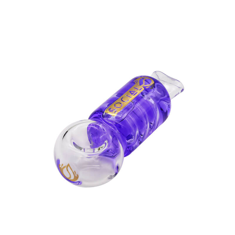 Social Gel Series NYX with Coil Perc Handpipe (SO-HP-02) | 4 inch - image 3 of 5